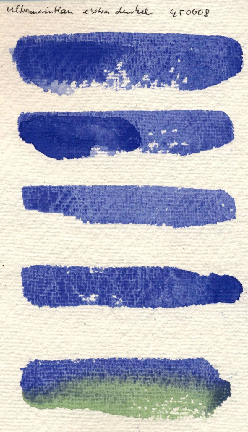 Kremer akvarel - ultramarínově modrý, velmi tmavý (plast, 3 x 1,8 x 1 cm)